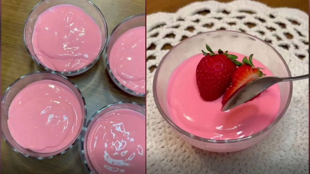 Mousse De Morango Rápida Só Leva 3 Ingredientes Faz Se Muito Rápido