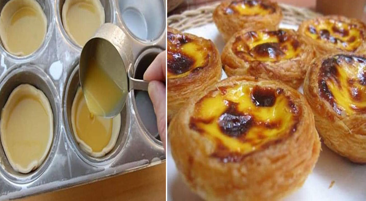 Pastéis de nata o segredo para que fiquem bem cremosos e deliciosos