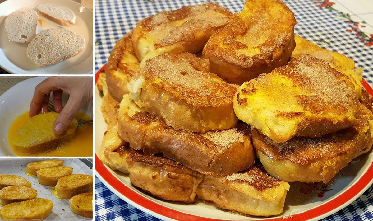 Rabanadas Douradas No Forno Sem Necessidade De Fritar E Ficam